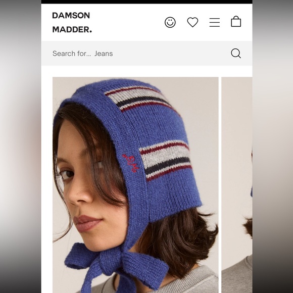 Accessories - Damson Madder grey new  Knit hat